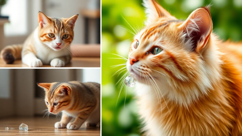 A collage showing cats with respiratory, urinary tract, and skin infections being treated and recovering.