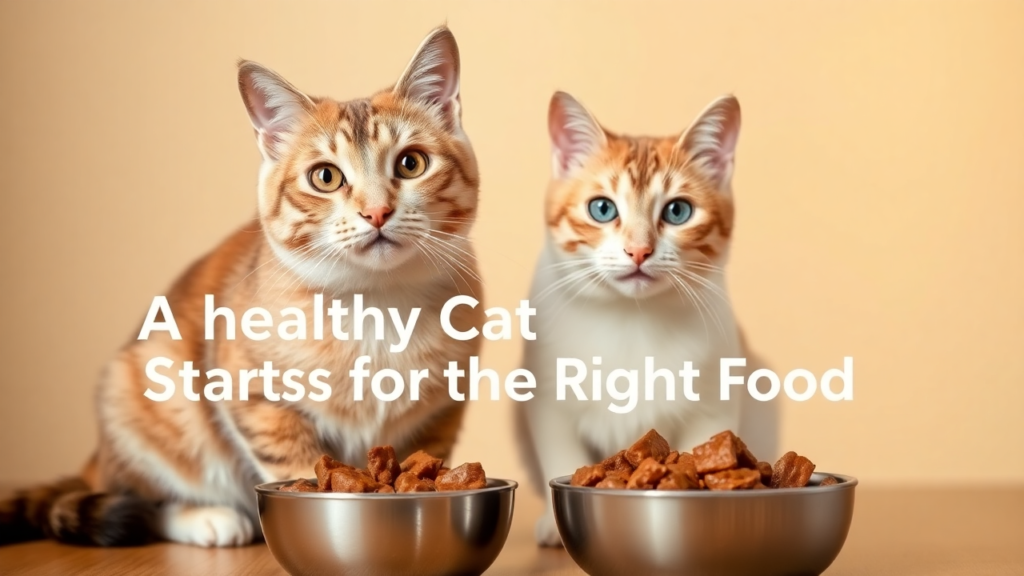 A satisfied, healthy cat licking its lips beside an empty bowl after enjoying a protein-rich meal.