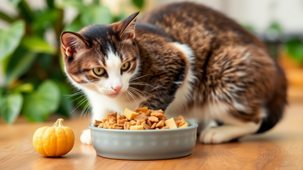 A kitchen setup showing raw meat, organ meats, and supplements needed for a balanced cat diet.