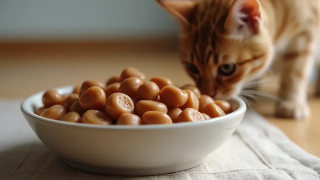 Best Low Phosphorus Cat Food for Cats with Kidney Disease 2 Bowl of low phosphorus cat food prepared for cats with kidney disease